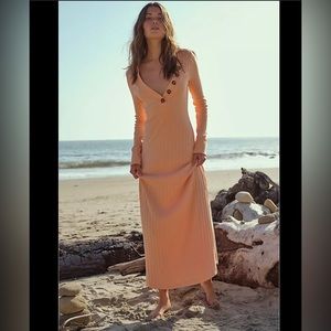 Free people sunflower maxi dress